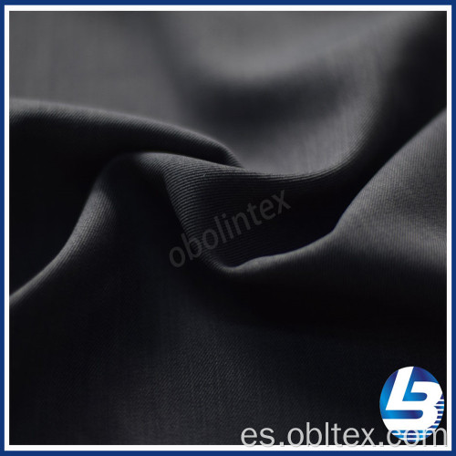 Obl20-608 100% poliéster catiónico twill tela de dos tonos